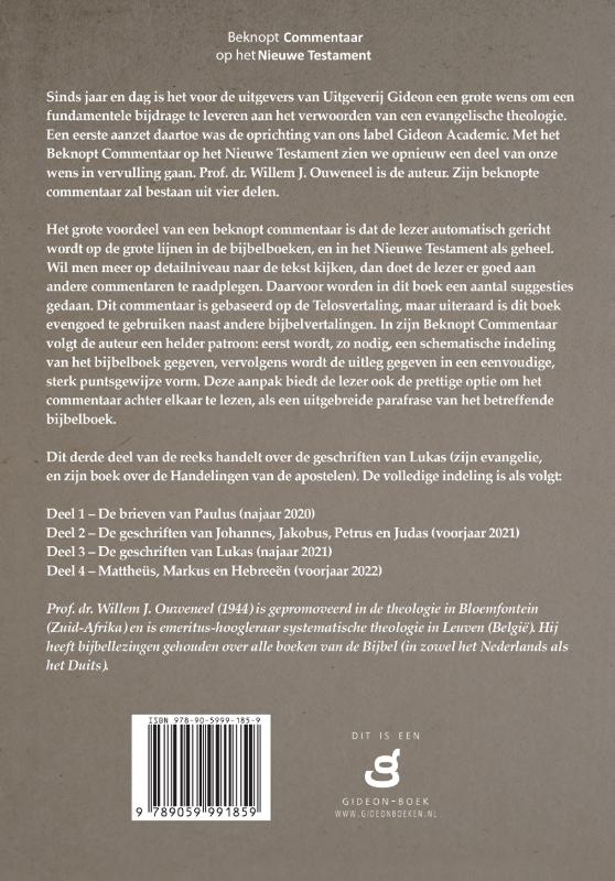 Achterkant van 3 De geschiedenis van Lukas