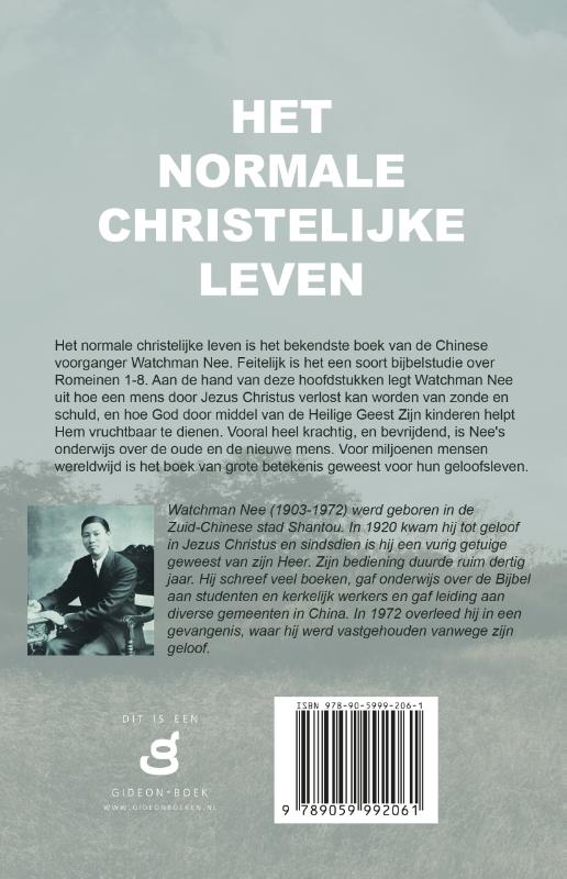 Achterkant van Het normale christelijke leven