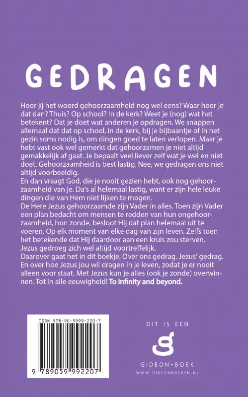 Achterkant van Gedragen