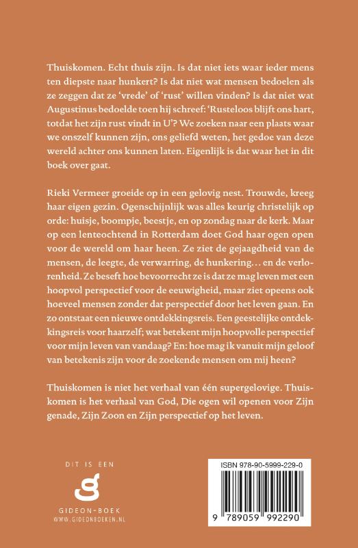 Achterkant van Thuiskomen