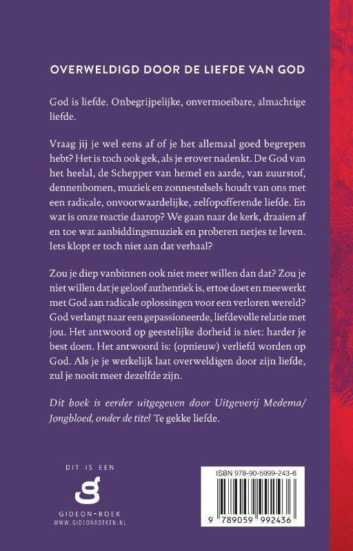 Achterkant van Overweldigd door de liefde van God