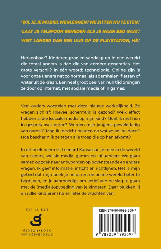 Achterkant van Kom van dat scherm af!