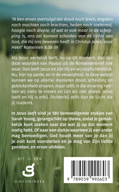 Achterkant van Jezus leeft