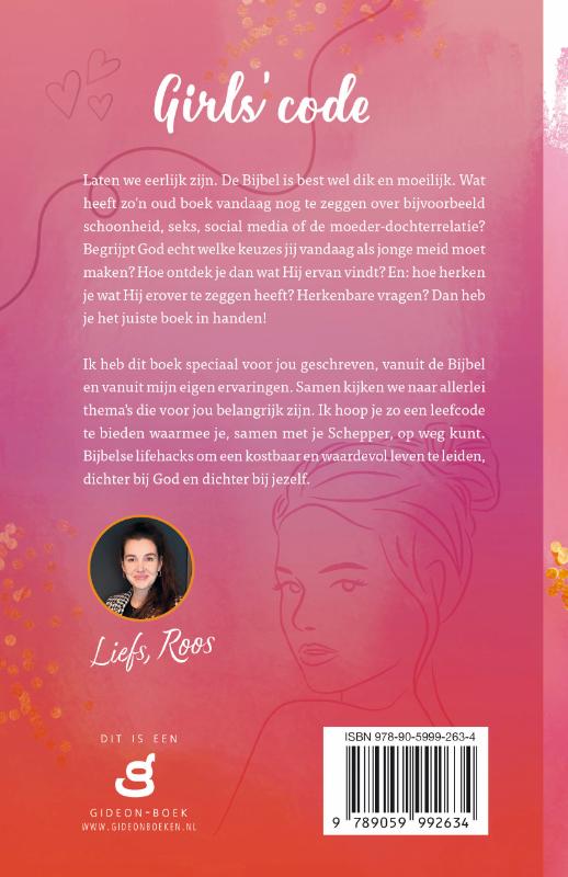 Achterkant van Girls' code