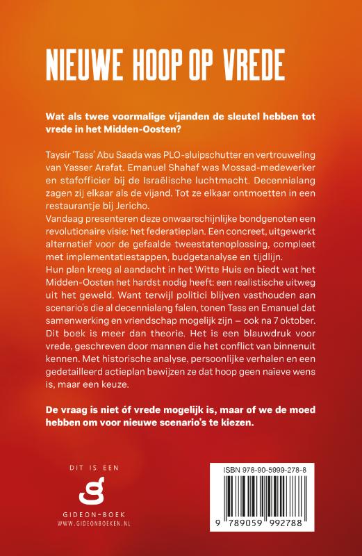 Achterkant van Nieuwe hoop op vrede