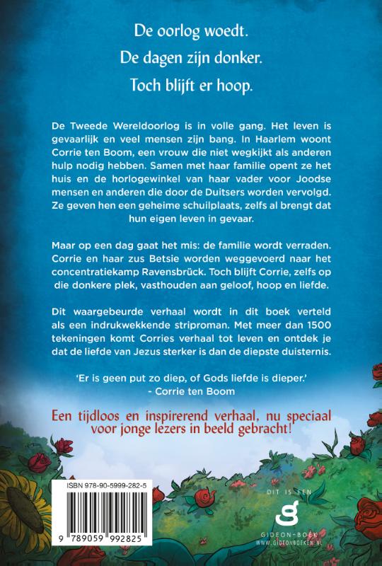 Achterkant van De schuilplaats
