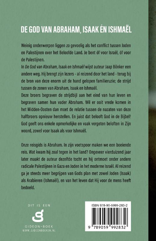 Achterkant van God van Abraham Isaak en Ishmael