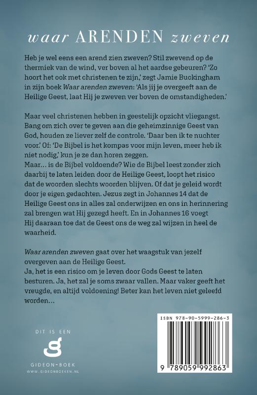 Achterkant van Waar arenden zweven