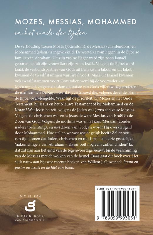 Achterkant van Mozes Messias Mohammed
