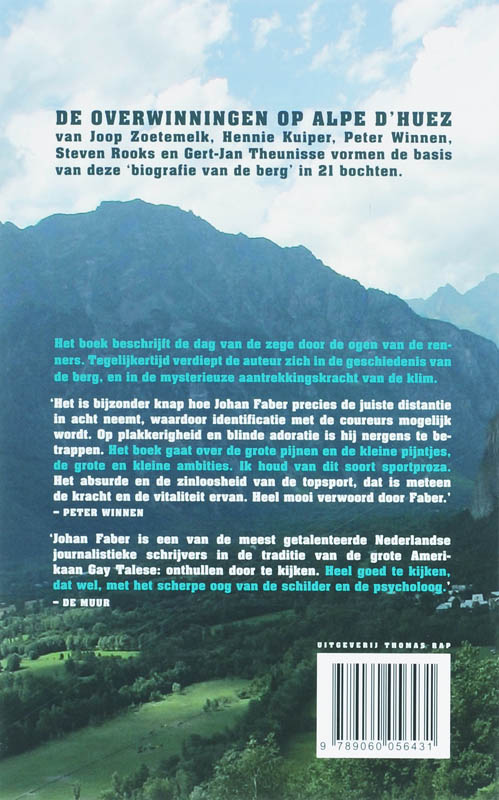 Achterkant van Alpe d'Huez