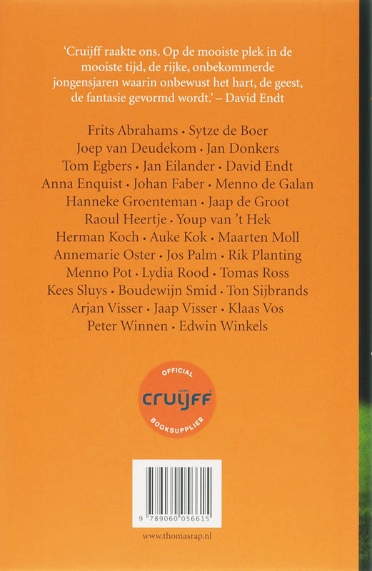 Achterkant van Mijn Johan Cruijff