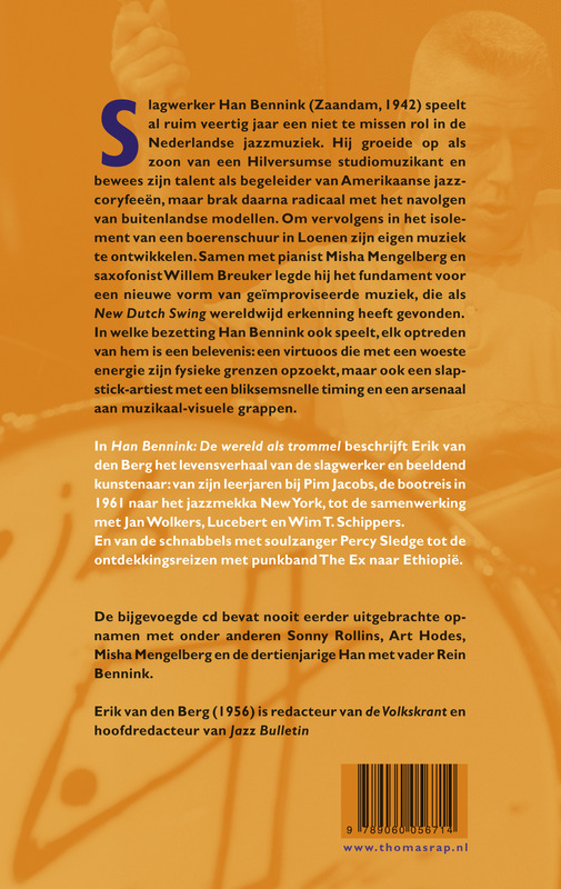 Achterkant van Han Bennink
