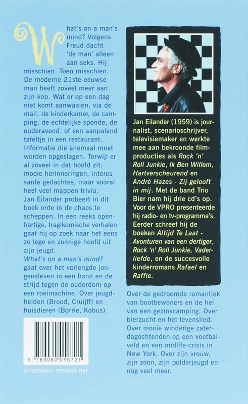 Achterkant van What's on a man's mind