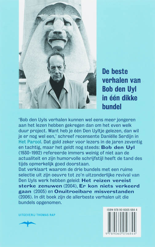 Achterkant van Het menselijk kunnen staat voor niets
