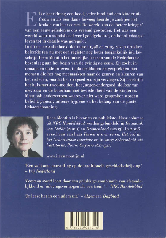 Achterkant van Leven op stand 1890-1940