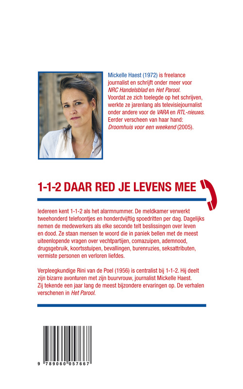 Achterkant van 112 daar red je levens mee