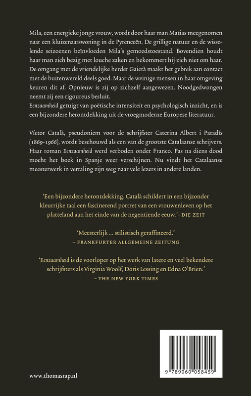 Achterkant van Eenzaamheid