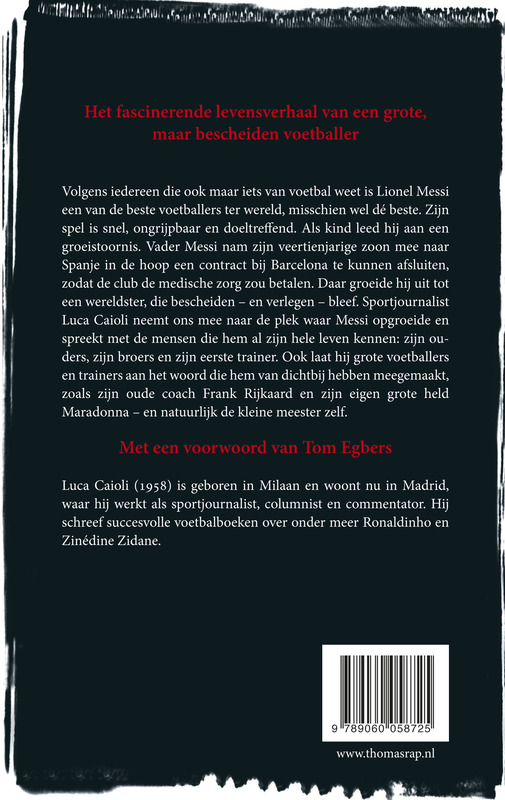 Achterkant van Messi