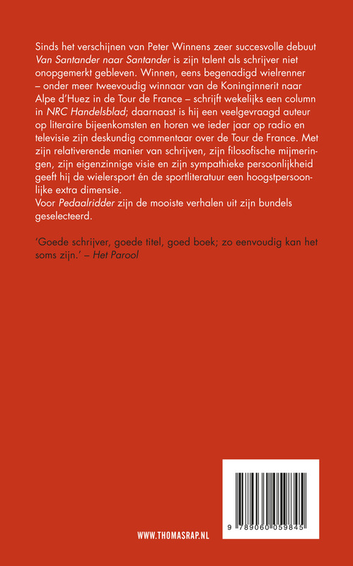 Achterkant van Pedaalridder