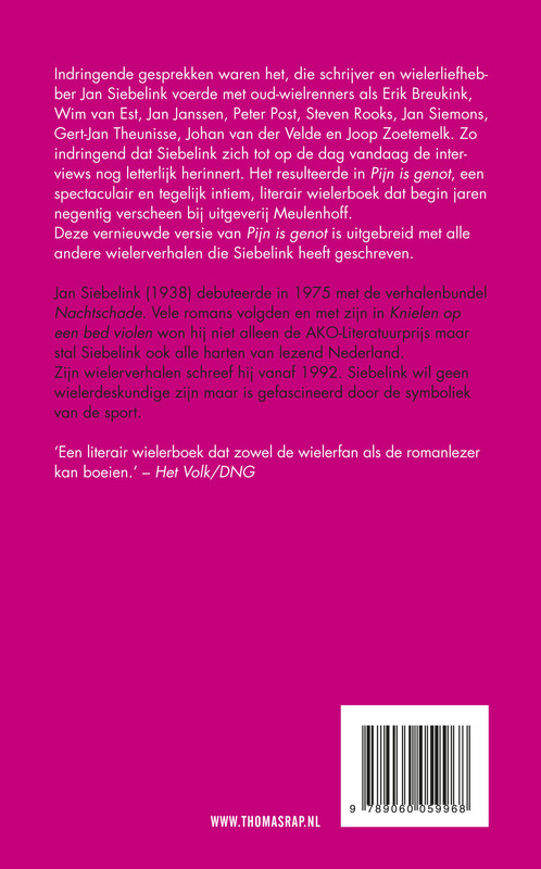 Achterkant van Pijn is genot