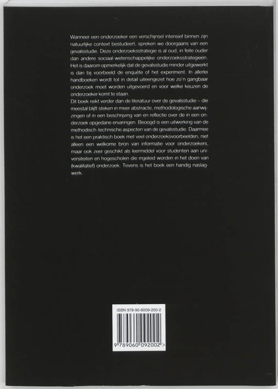 Achterkant van De gevalsstudie