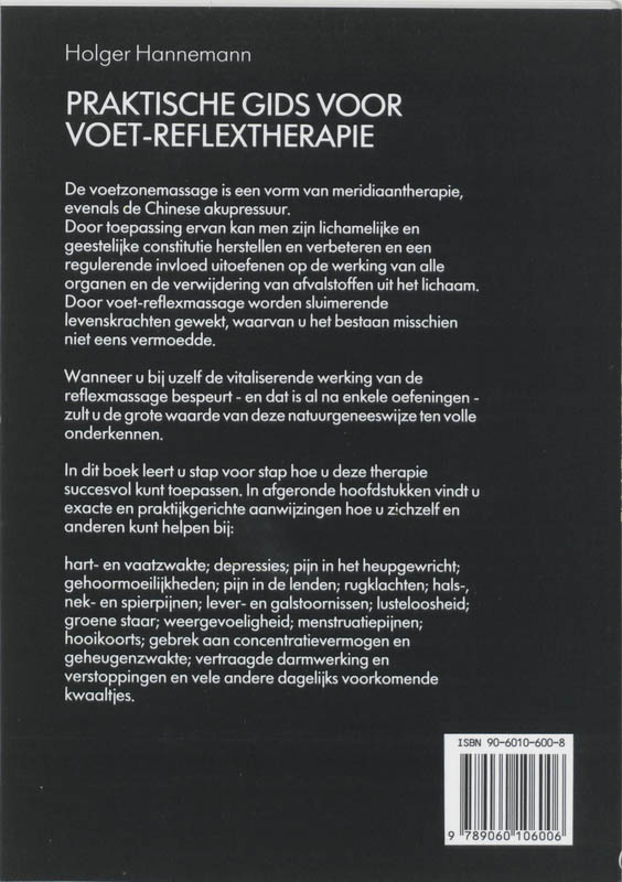 Achterkant van Voetreflextherapie