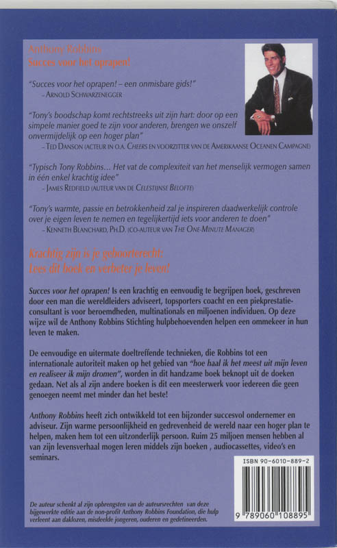 Achterkant van Succes voor het oprapen!