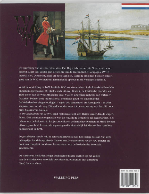 Achterkant van De geschiedenis van de WIC