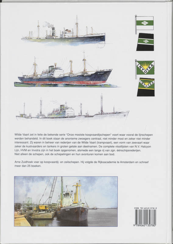 Achterkant van Vrachtschepen van de Wilde Vaart