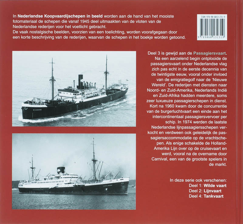 Achterkant van 3 passagiersvaart