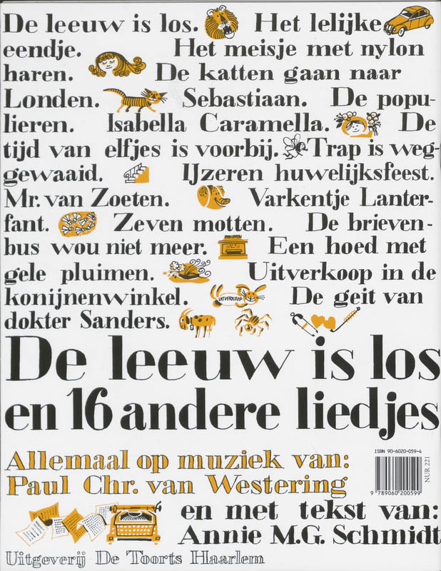 Achterkant van De leeuw is los en 16 andere liedjes