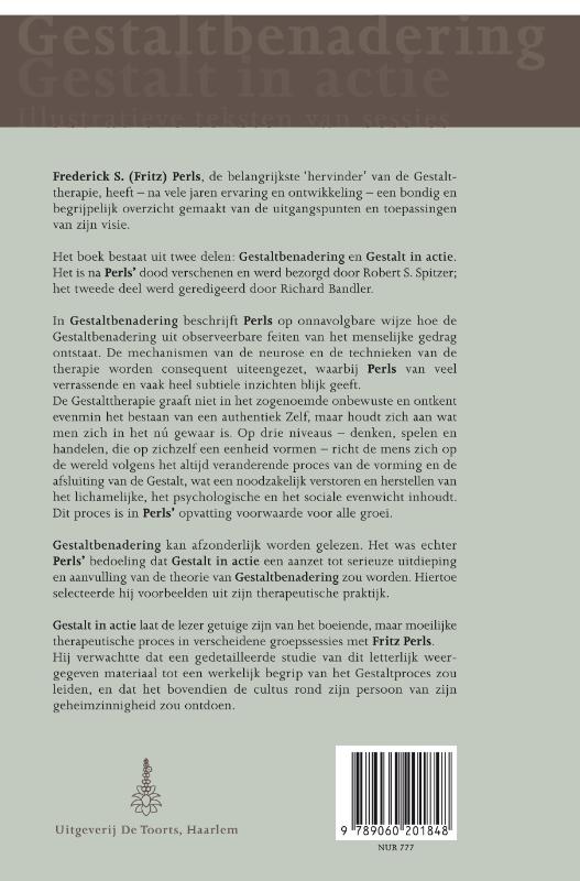 Achterkant van Gestaltbenadering, Gestalt in actie