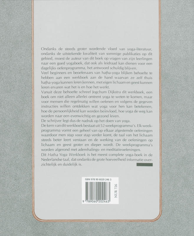 Achterkant van werkboek