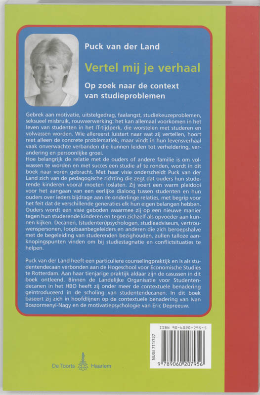 Achterkant van Vertel mij je verhaal