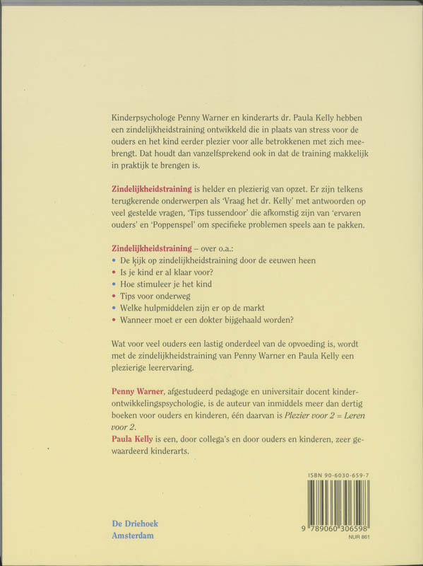Achterkant van Zindelijkheidstraining