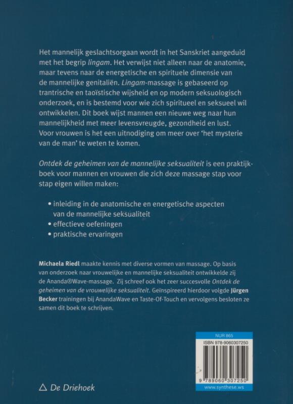 Achterkant van Ontdek de geheimen van de mannelijke seksualiteit