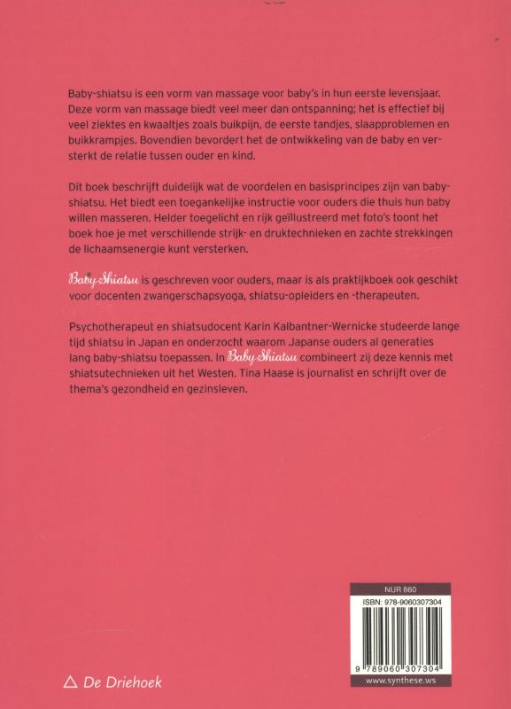 Achterkant van Baby-shiatsu