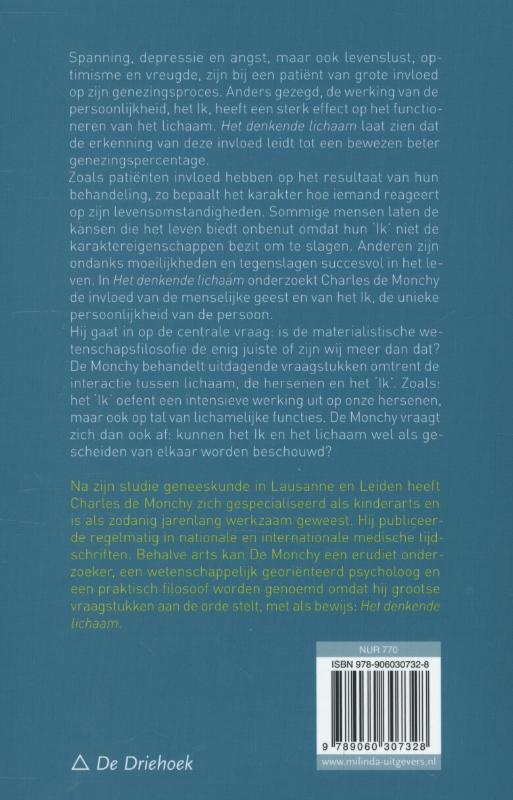 Achterkant van Het denkende lichaam