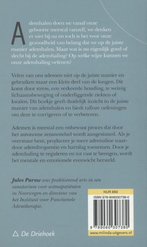 Achterkant van Ademhandboekje
