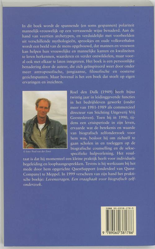 Achterkant van De androgyne engel