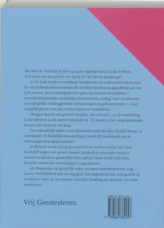 Achterkant van Kijk op Karma