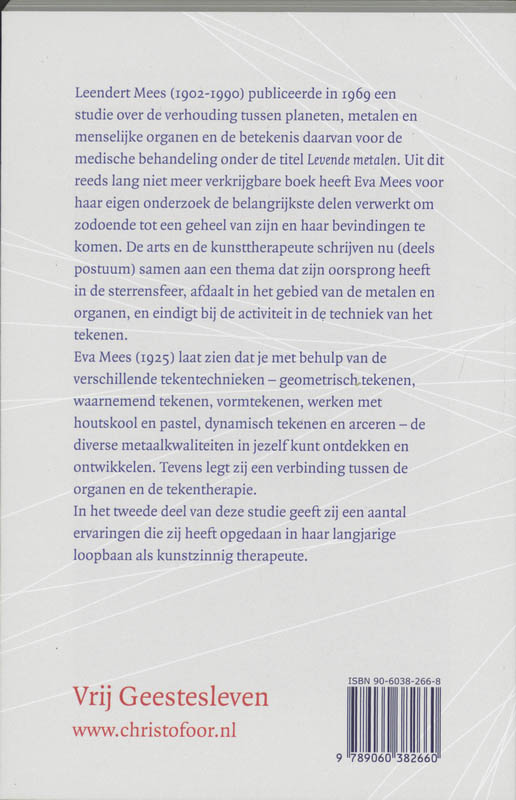Achterkant van Tekenen als therapie