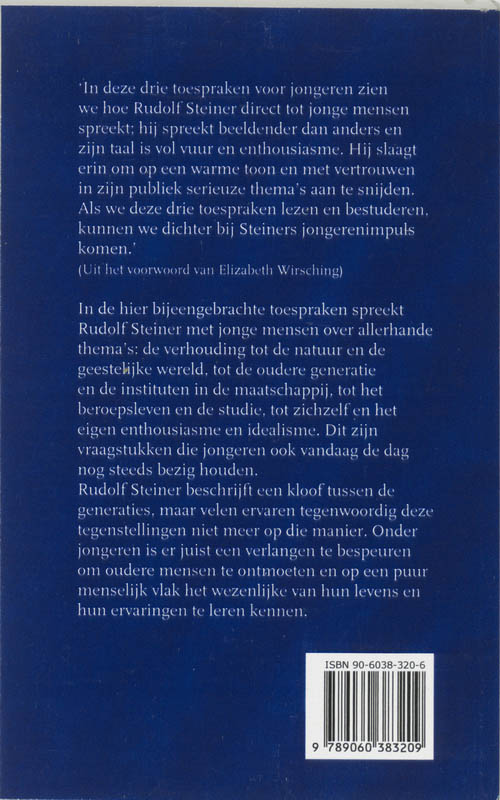 Achterkant van Om iets te kunnen zien moet je een hart hebben