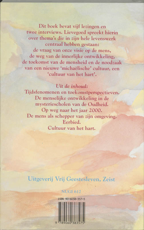 Achterkant van Cultuur van het hart