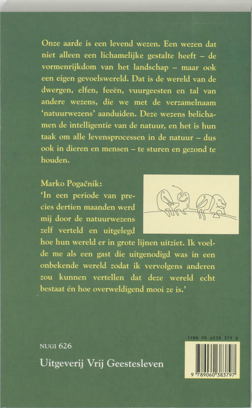 Achterkant van Ontmoeting met natuurwezens