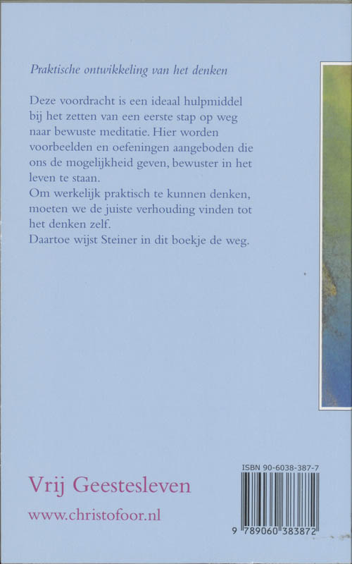 Achterkant van Praktische ontwikkeling van het denken
