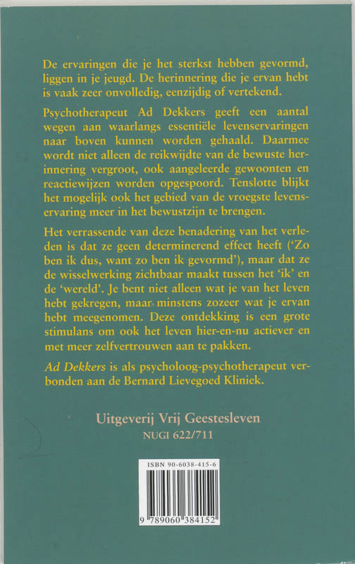 Achterkant van Weten wie je bent