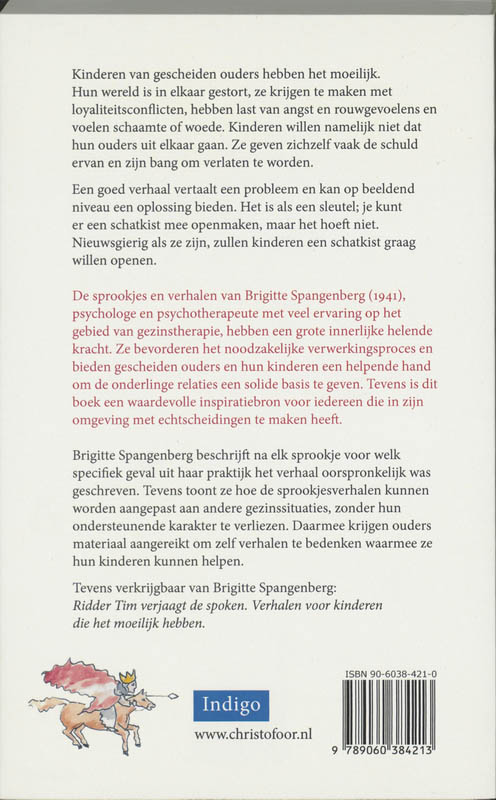 Achterkant van De koning trok uit om de draak te doden