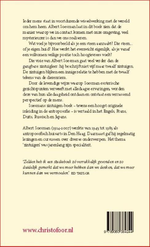 Achterkant van De twaalf zintuigen