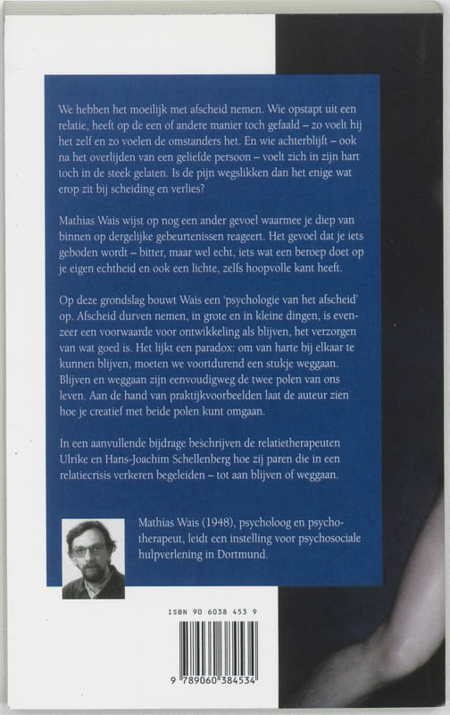 Achterkant van Blijven of weggaan